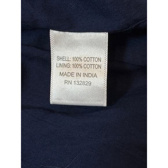 Lovers + Friends Seana Mini Dress Womens XXS Deep Navy One Shoulder Eyelet - Picture 14 of 15